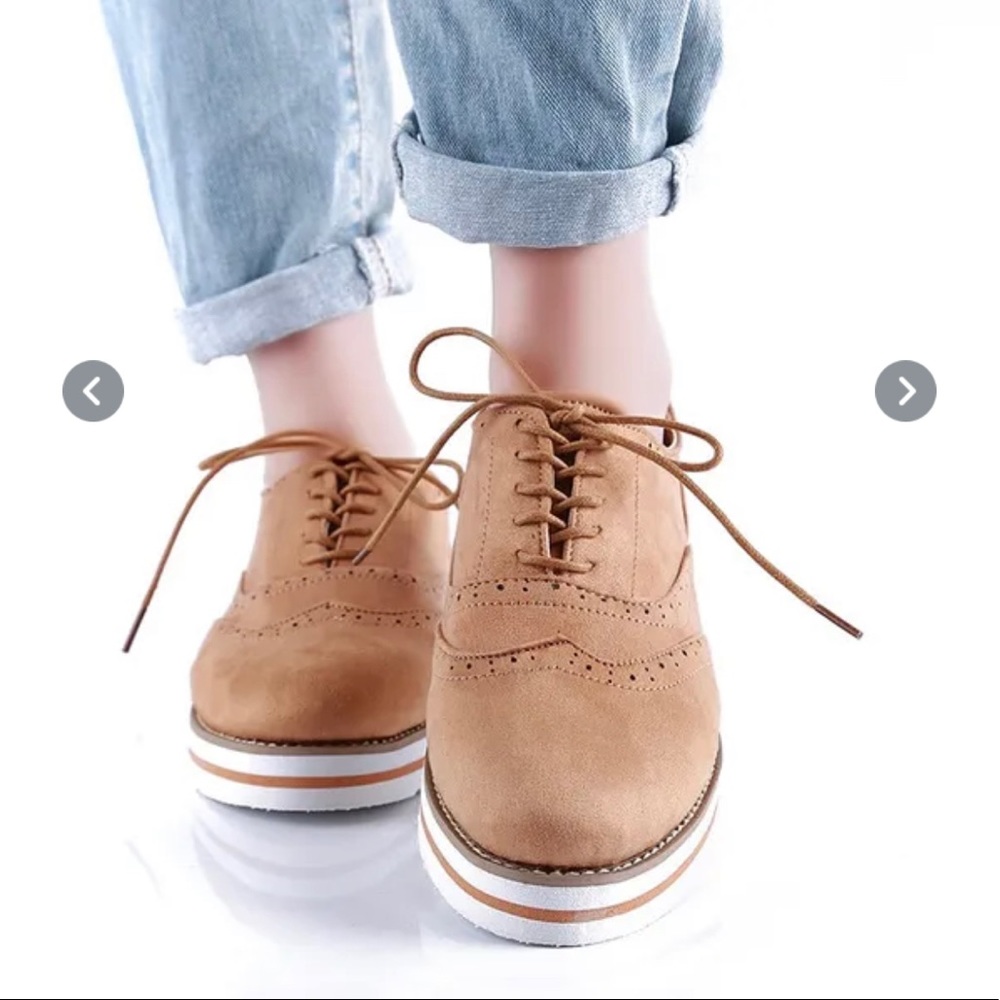 The crappy faux-suede Oxfords of your dreams! - Picture 5 of 6